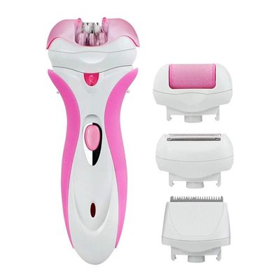 C-JT mini, New Four-in-one Ladies Multi-function Electric Shaver,Easy To Carry,Small And Charming,electric Foot Sander,Hair Clipper,for Women Skin Care,home (Color : Pink)