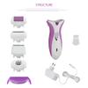 C-JT mini, New Four-in-one Ladies Multi-function Electric Shaver,Easy To Carry,Small And Charming,electric Foot Sander,Hair Clipper,for Women Skin Care,home (Color : Pink) view 2