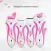 C-JT mini, New Four-in-one Ladies Multi-function Electric Shaver,Easy To Carry,Small And Charming,electric Foot Sander,Hair Clipper,for Women Skin Care,home (Color : Pink) view 3