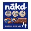 Nakd Blueberry Muffin Fruit and Nut Bar, 4 x 35g Multipack view 1