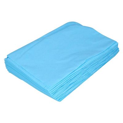 Pack of 10 Disposable Fitted Massage Table Sheets - Non-Woven Disposable Waterproof Bed Sheets, Perfect for Doctors' Offices, Spas, and Portable Massage Tables(blue)