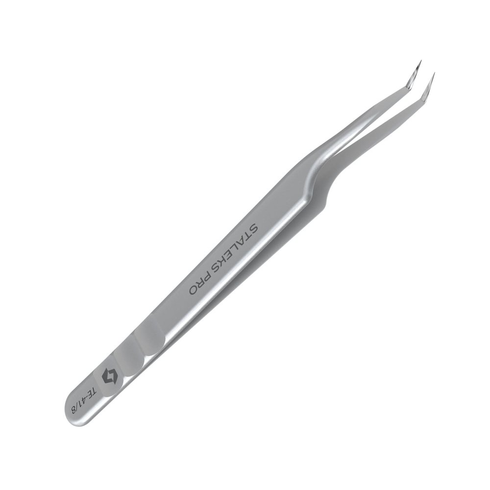 STALEKS Professional Eyelash Tweezers Expert 41 Type 8 (Mini L, 70 Inches)