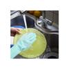 1PCS Dishwashing Gloves Food Grade magic rubber silicone dish washing gloves Kitchen Scrubber Dishes cleaning Wash gloves,Blue left view 2