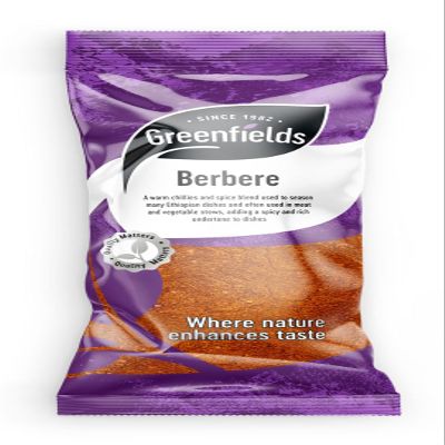 Greenfields Berbere 75g - Traditional and Authentic Ethopian Spice Blend, Bag of Seasoning Spices