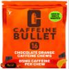 Caffeine Bullet Energy Chews - Chocolate Orange. 16 * 85mg - Faster Kick Than Pills, Gels & Gum. Sport Science for Running, Cycling, Gaming. A Pre Workout Endurance Boost. view 1