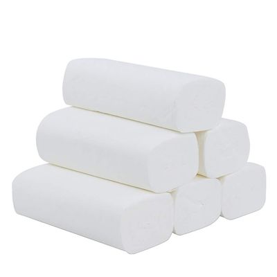 aoory Pack of 6 Rolls Toilet Roll Tissue Roll Paper Hand Towels Rolls for Washroom for Toilet for Bedroom for Home for Makeup