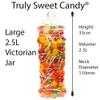 15 Retro Mixed Plastic Sweet Jars for Pick & Mix, Victorian Sweet Shop, Candy Buffet Kit, Party Pack view 3