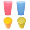 P-D-W 4 x Toothbrush Cups 400 ml Teeth Cleaning Braces Teeth Cleaning  Red  Blue  Orange  Yellow  Hygiene Item view 1