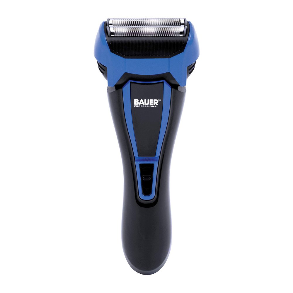 Bauer 39169 Rechargeable Wet & Dry Shaver | Pressure Sensitive Floating Heads | Pop-Up Precision Trimmer | Waterproof Mens Shavers