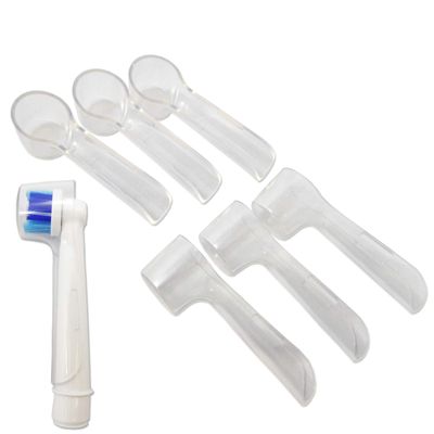 6 Electric Toothbrush Cover ~ Case Compatible with Oral B Toothbrush Round Heads (Pack of 6)