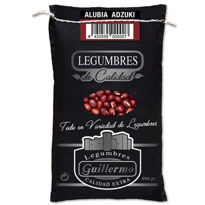 Alubia Azuki Guillermo Gourmet Quality Extra Sack 500g