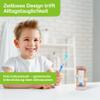 Hess Holzspielzeug 14593 - Wooden Toothbrush Clock for Children, Handmade, Natural Pink/Blue, Approx. 3.5 x 3.5 x 8 cm, Hourglass with Coloured Sand for Daily Use when Brushing Teeth view 2