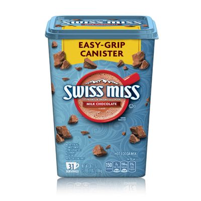 Premium Milk Chocolate Hot Cocoa Drink Mix, Easy grip Canister, 1.08Kg