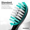AquaSonic Genuine Standard Replacement Brush Heads | for Normal & Sensitive Teeth | Compatible with Many AquaSonic Toothbrush Handles (2 Pack Black) view 3