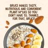 Nutty Bruce - Unsweetened Activated Almond Milk - Certified Organic & Vegan Alternative Milk, No Preservatives, Colours or Added Oils, Lactose Free, Dairy Free, Soy Free - 6 pack x 1L view 4