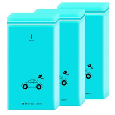 BYFRI Disposable Self Adhesive Car Garbage Bag Trash Rubbish Holder Storage Bag for Auto Vehicle Office Kitchen 50pcs