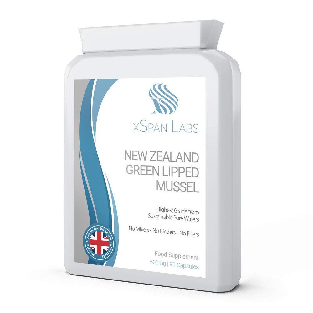 Green Lipped Mussel 500mg 90 Capsules sustainably sourced from Pure New Zealand Waters, extracted Using CO2 for Maximum lipid Retention