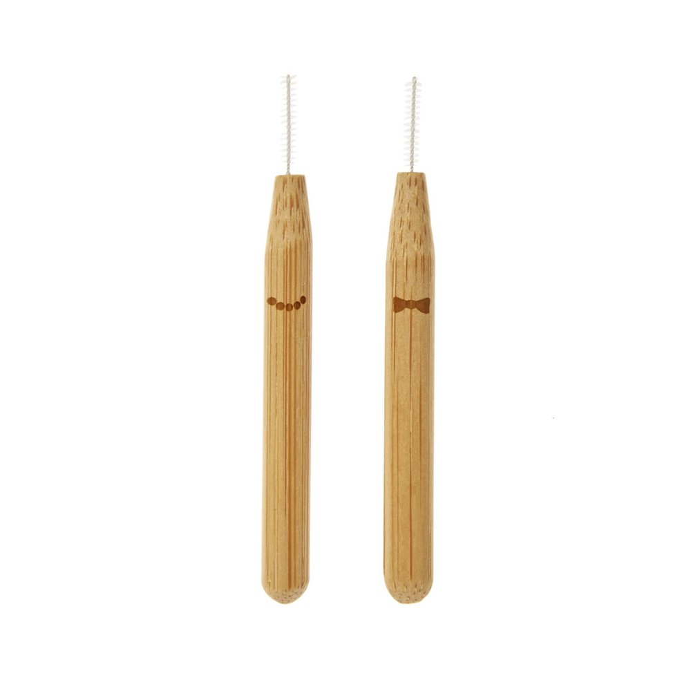 Kikkerland His & Her Bamboo Interdental Brush