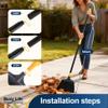 Yocada Heavy-Duty Broom Outdoor Commercial for Courtyard Garage Lobby Mall Market Floor Home Kitchen Room Office Pet Hair Rubbish 54Inch view 4
