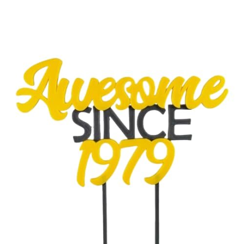 Awesome Since 2002 - Birthday Cake Topper - Personalised