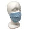 Anti Dust Mask Face Mouth Mask, 2Pcs Fashion Breathable Reuseable Washable - Sky Polka Dot view 1