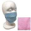 Anti Dust Mask Face Mouth Mask, 2Pcs Fashion Breathable Reuseable Washable - Pink Check view 1