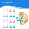Earwax Remover, Soft Silicone Ear Cleaning Tool, Earwax Removal Tool with 16 Replacement Heads + add 4 PCS Metal Ear Picker Set, Safe and Easy to Remove Ear Wax view 2