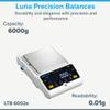 Adam Equipment Luna LTB 6002E Luna Precision Balance 6000g x 0.01g Readability view 3