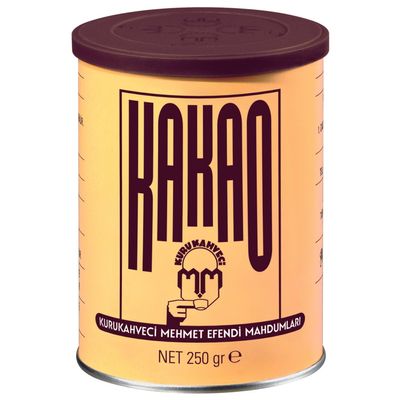 Kurukahveci Mehmet Efendi Dark Cocoa Powder, Rich Smooth Taste, 250g