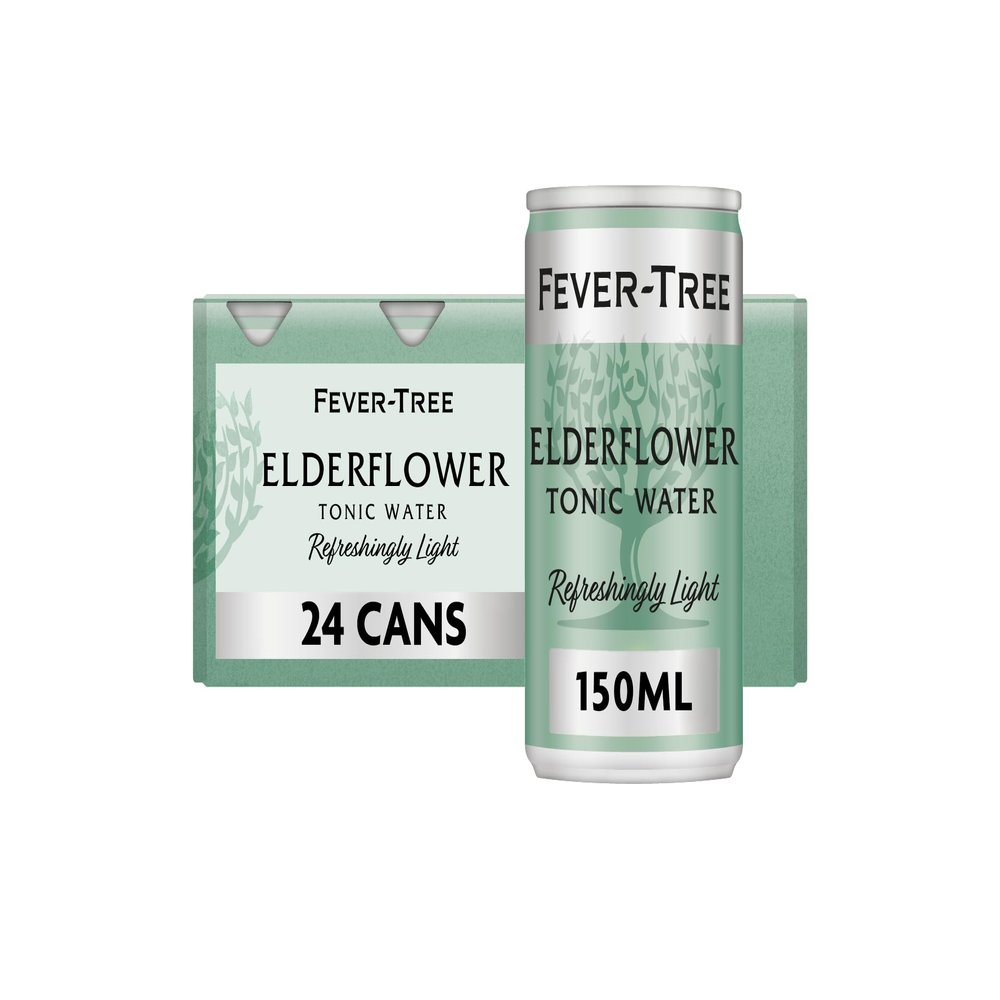 Fever-Tree Refreshingly Light Elderflower Tonic Water 24x150ml