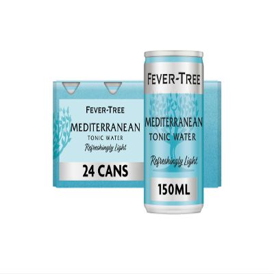 Fever-Tree Refreshingly Light Mediterranean Tonic Water 24x150ml
