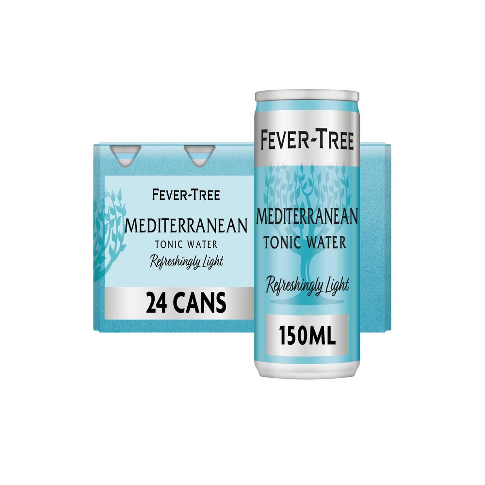 Fever-Tree Refreshingly Light Mediterranean Tonic Water 24x150ml