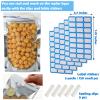 100-Pack Reclosable Mylar Bags for Food Storage 5" x 8" Stand Up Bags in Bulk Resealable Smell Proof Aluminum Foil Bags with Clear Window Kitchen Storage Organizer Edible Packaging Water-proof view 2