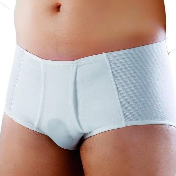 Inguinal Hernia Brief Slip Girdle for Sports - Medium Cut Ref.313 Orione Size 6 96-100 cm. (inch. 37.5"-39.5")