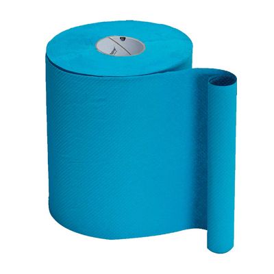 1-ply Blue Embossed Roll Towel 200mm x 155m 6 rolls