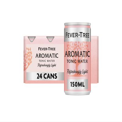Fever-Tree Refreshingly Light Aromatic Tonic Water 24x150ml cans