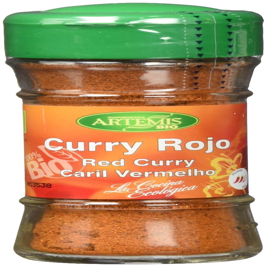 Artemisbio Red Curry Jar Eco 28 Gr Spices and Seasonings Artemisbio 100 g