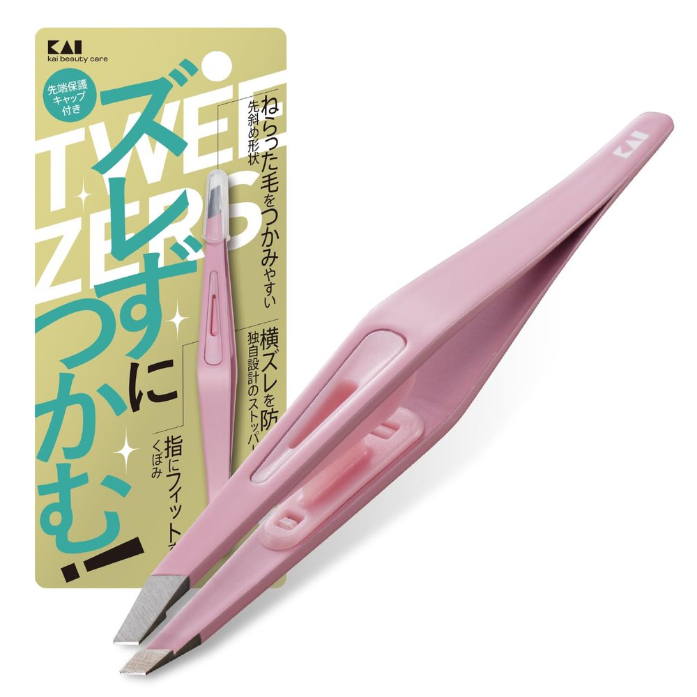 1 piece of tweezers (pink) that can be grasped without slipping