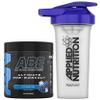 Applied Nutrition Bundle ABE Pre Workout 375g + 700ml Protein Shaker | All Black Everything Pre Workout Powder, Energy & Physical Performance with Creatine, Beta Alanine (ICY Blue Raz) view 1