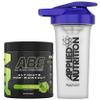 Applied Nutrition Bundle ABE Pre Workout 375g + 700ml Protein Shaker | All Black Everything Pre Workout Powder, Energy & Physical Performance with Creatine, Beta Alanine (Sour Apple) view 1