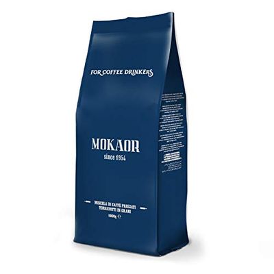 Caff Mokaor 1954 Torrefatto da artigiani in Italia - Caff Grani da BAR - Professional Espresso Gran Cream - No Vending - 1 x 1 kg