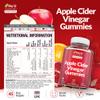 Apple Cider Vinegar Gummies with the Mother 1000mg - 90 Vegan ACV Gummies with Vitamin C, B12, B6, Folic Acid, Pomegranate & Beetroot - Gelatine Free - Made in the UK - Nu U Nutrition view 4
