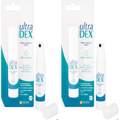 UltraDEX Fresh Breath Spray 9ml - 2 Pack