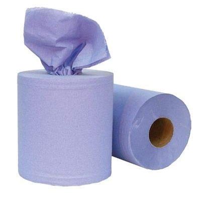 Blue Roll 2Ply Embossed Centre Feed - Hand Towels