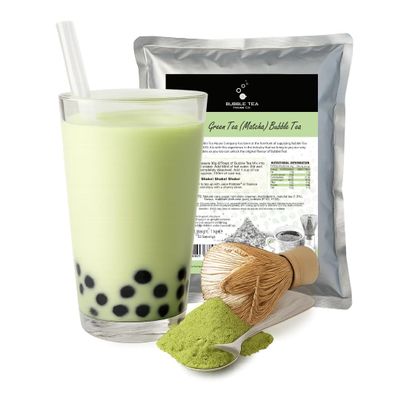 Bubble Tea Powder (1 kg) - Make Bubble Tea at Home - Ideal for Frappes, Coffee, Boba Tea, Milkshakes - Gluten Free, Halal Certified (Matcha)