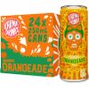 Karma Drinks Orangeade - 24 x 250ml Cans - Natural Fizzy Soft Drinks, Fairtrade, Organic & Vegan Fizzy view 1