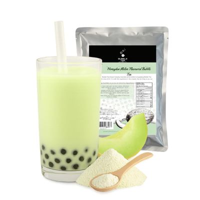 Honeydew Melon Bubble Tea Powder (1 kg), 33 Servings - Make Bubble Tea at Home - Ideal for Frappes, Coffee, Boba Tea, Milkshakes - Gluten Free, Halal Certified