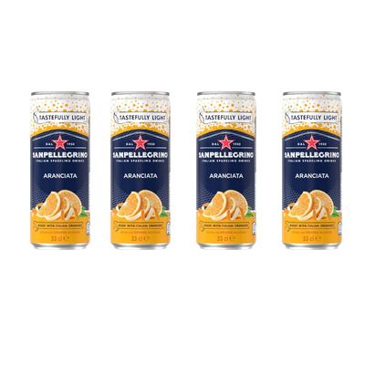 San Pellegrino Sparkling Orange (Aranciata) Drink (12 x 330ml Cans)