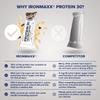 IronMaxx Protein 30 Protein Bar - Cookies & Cream - 24x35g reduced sugar, 30% protein content, delicious snack with a delicate cream filling view 3