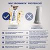IronMaxx Protein 30 Protein Bar - Cookies & Cream - 24x35g reduced sugar, 30% protein content, delicious snack with a delicate cream filling view 4
